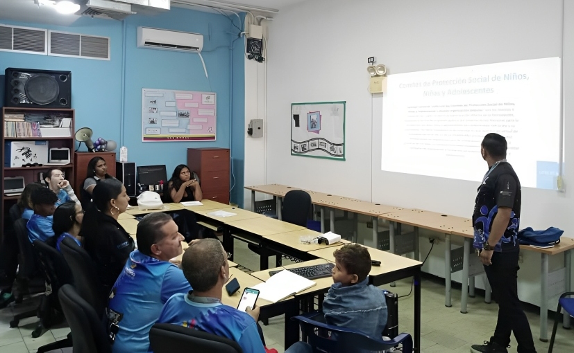 Formación sobre los derechos de niñas, niños y adolescentes en Guigue
