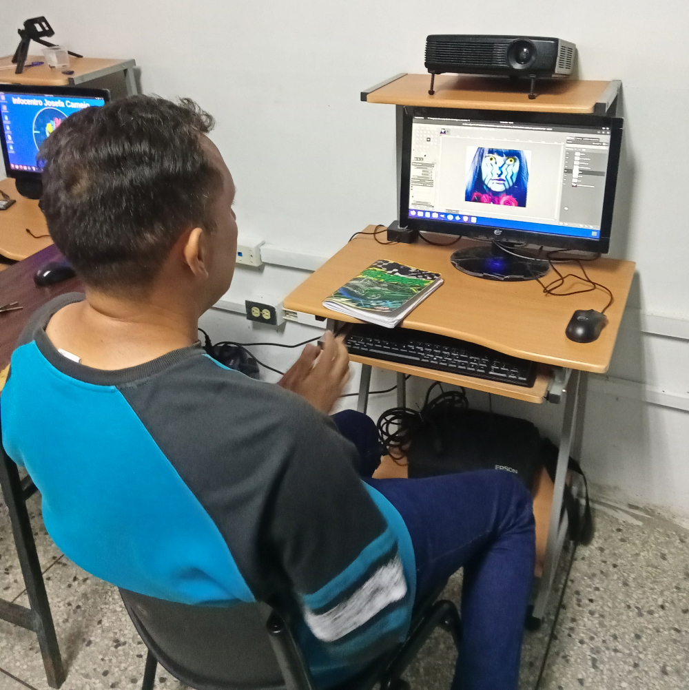 Culmina el Primer Módulo del Taller de Diseño Gráfico Básico en Infocentro Josefa Camejo