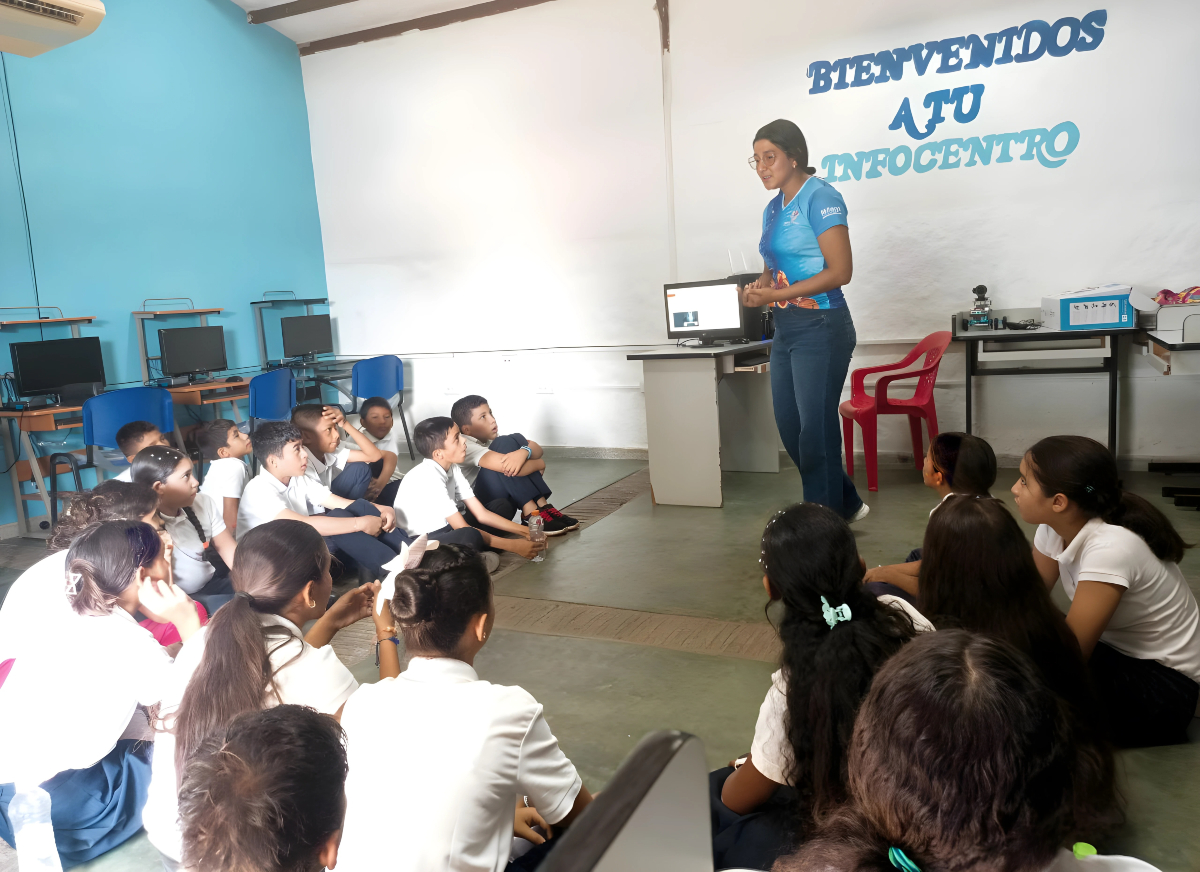 Infocentro educa a los preadolescentes en la Seguridad en la Red