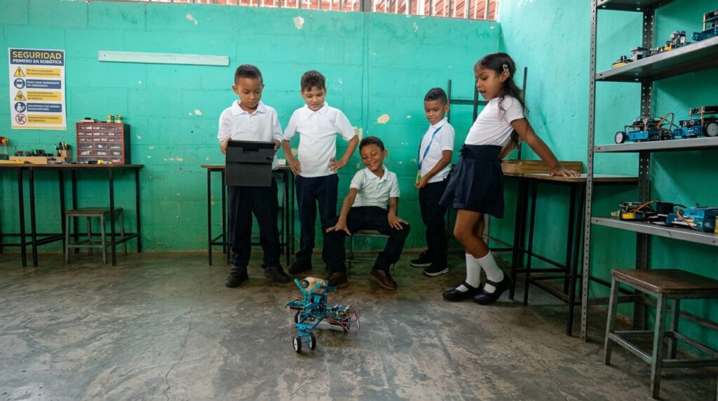 Sembrando la semilla del futuro: Los niños de Puerto Miranda descubren la magia de la Robótica Educativa