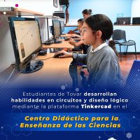 Estudiantes del estado Mérida desarrollan habilidades en circuitos y diseño lógico mediante la plataforma Tinkercad