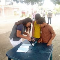 Ciencia e inclusión en el territorio: Infocentro Cacique Guaratari llevó robótica y atención digital a jornada comunitaria en Ricardo Urriera